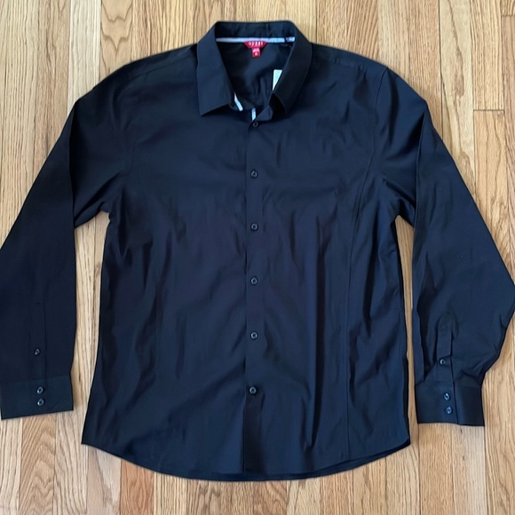 Guess Other - Guess mens black bottom up shirt XL  nwt